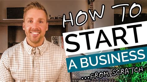 How to start a business from scratch